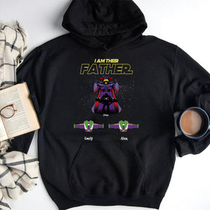 Galactic Dad Personalized T-shirt, Hoodie, Sweatshirt-05QHHN260423 - Shirts - GoDuckee