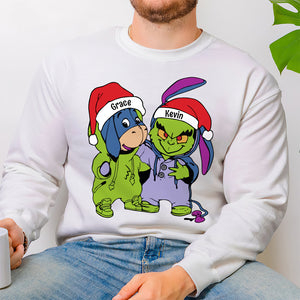 Gift For Couple, Friends, Personalized Shirt, Cartoon Christmas Costume Shirt, Christmas Gift 03ACDT301023 - Shirts - GoDuckee