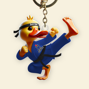 Personalized Gifts For Karateka Keychain Duck Karate 01ohpu201224 - Keychains - GoDuckee