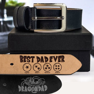 Personalized Gifts For Dad Secret Message Men's Belt 01ohqn200424 - Belts - GoDuckee