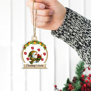 Gloves - Snowman Family, Personalized Ornament, Gifts For Family 02ACDT061123 - Ornament - GoDuckee