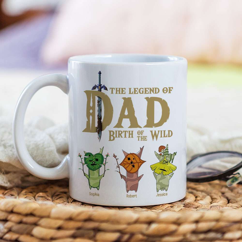 Legend Of Dad 07NAQN310523 Personalized Family Gaming Mug - Coffee Mug - GoDuckee