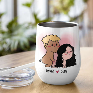 Roses Are Red, Violets Are Blue, Gift For Couple, Personalized Tumbler, Naughty Couple Tumbler, Couple Gift - Coffee Mug - GoDuckee
