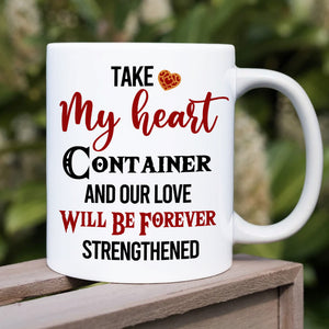Couple Take My Heart 02nahn020623 Personalized Coffee Mug - Coffee Mug - GoDuckee