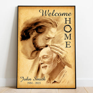 Welcome Home, Personalized Canvas, Memory Gifts For Heaven - Poster & Canvas - GoDuckee