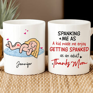 Personalized Gifts For Mom Coffee Mug Spanking Me As A Kid - Coffee Mugs - GoDuckee