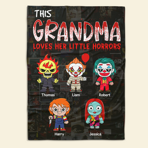 Personalized Gifts For Mom Blanket 04ohpu220225 Little Horrors - Blanket - GoDuckee