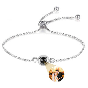 Personalized Gifts For Couple Bracelet Custom Picture Inside dr02-180124 - Bracelets - GoDuckee