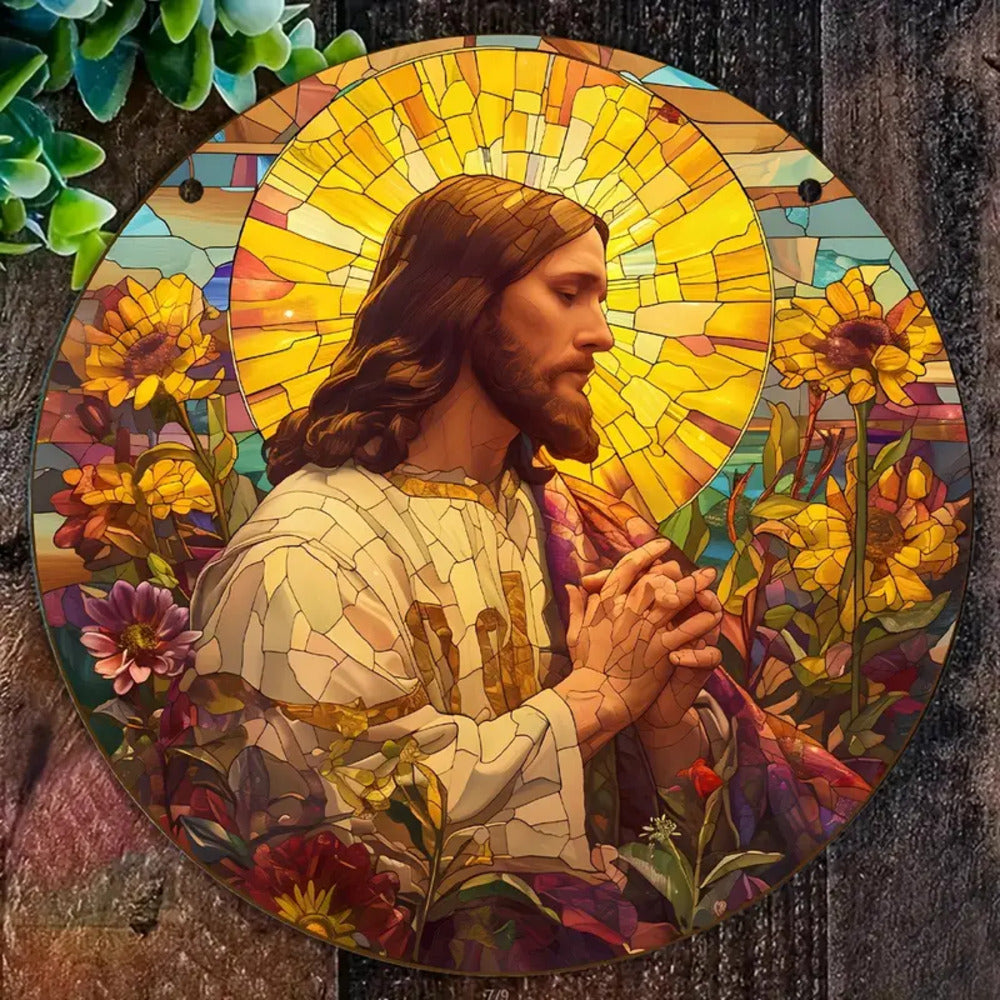 Jesus Printed Acrylic Hanging Suncatcher Ornament 14ACXX270824 - Ornament - GoDuckee