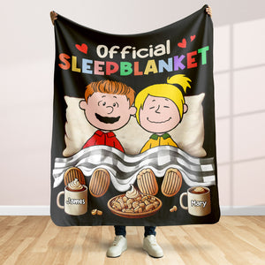 Personalized Gifts For Couple Blanket 05ohtn161224hh Official Sleep Blanket - Blanket - GoDuckee