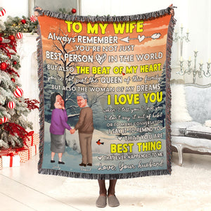 Couple, To My Wife, Personalized Blanket, Christmas Gifts For Couple - Blanket - GoDuckee