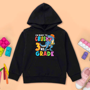 I'm Ready Crush 3RD Grade-Personalized Youth Shirt- Gift For Kid- Dinosaur Youth Shirt - Shirts - GoDuckee