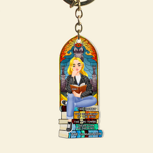 Personalized Gifts For Book Lover Keychain 02HUPU271224PA - Keychains - GoDuckee