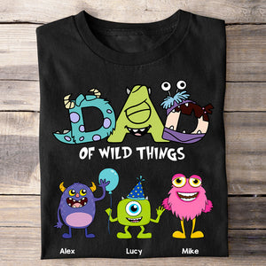 Dad Of Wild Things Personalized Shirt, Gift For Dad-1OHHN130623 - Shirts - GoDuckee