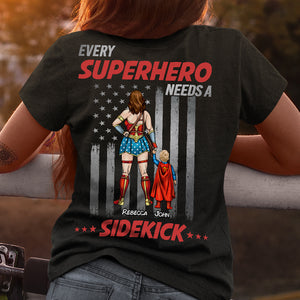 Personalized Gifts For Mom Shirt Every Superhero Needs A Sidekick 06qhhn230324pa - 2D Shirts - GoDuckee