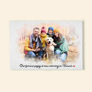 Custom Photo Gifts For Pet Heaven Personalized Canvas Print Pet Heaven Memorials - Canvas Print - GoDuckee