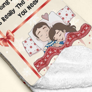 Personalized Gift For Couples, Couple Christmas Blanket 01TOMH231024HG - Blanket - GoDuckee