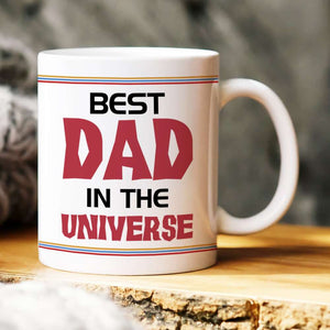 Space Best Dad In The Universe Personalized Coffee Mug DR-WHM-05dnhn190523hh - Coffee Mug - GoDuckee