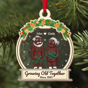 Love Together, Personalized Ornament, Gifts For Husban - Gifts For Wife - Ornament - GoDuckee