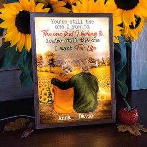 You're Still The One I Want For Life, Personalized Light Picture Frame, Gift For Old Couple TT - Poster & Canvas - GoDuckee