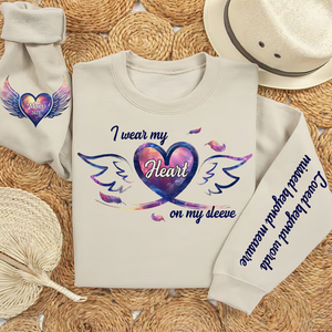 Personalized Memorial 3D Shirt 03xqpu050225 Wear My Heart On My Sleeve - AOP Products - GoDuckee