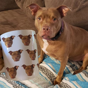 Custom Pet's Face Photo, Personalized Coffee Mug, Gift For Pet Lovers - Coffee Mug - GoDuckee