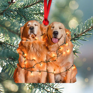 Gift For Dog Lover, Personalized Acrylic Ornament, Custom Image Upload Funny Dog Ornament, Christmas Gift 06PGHN190923 - Ornament - GoDuckee