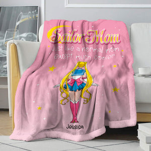 Personalized Gifts For Mom Blanket Just Like A Normal Mom 03toqn260224hh - Blankets - GoDuckee