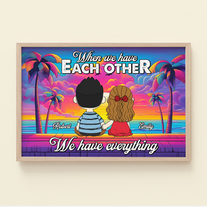 Personalized Gifts For Couple Canvas Print 01topu301224hg