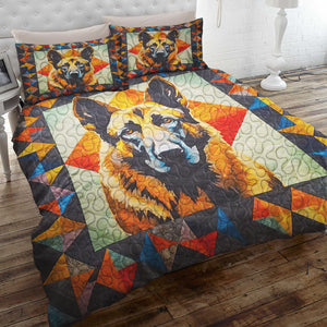 German Shepherds Dog Christmas Quilt Bed Set Gifts For Dog Lovers 04HUDT061124 - Blanket - GoDuckee