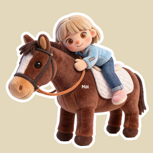 Horse Riding Pillow - Custom Photo Gifts For Horse Lovers 05natn121225 - Pillow - GoDuckee