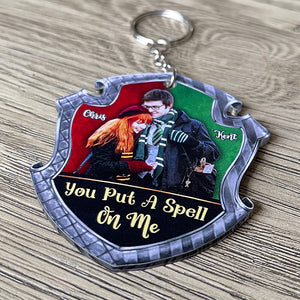 You Put A Spell On Me, Personalized Keychain, Best Gift Photo Couple 08HUDT231223 - Keychains - GoDuckee