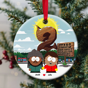 Personalized Gifts For Couple Christmas Ornament 04topu261124hg - Ornament - GoDuckee