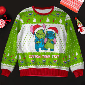 Personalized Gifts For Movie Fan Christmas Ugly Sweater 03ACDT071024 - Ugly Christmas Sweater - GoDuckee