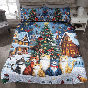 Personalized Gifts For Cat Lovers Quilt Bed Set 03acqn051124 Christmas Gift - Blanket - GoDuckee