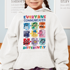 Autism Awareness Shirt Everyone Communicates Differently 02hupu240225 - Shirts - GoDuckee
