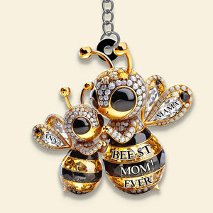 Personalized Gifts For Bee Mom Keychain Bee-st Mom 01TGDT310325 - Keychains - GoDuckee