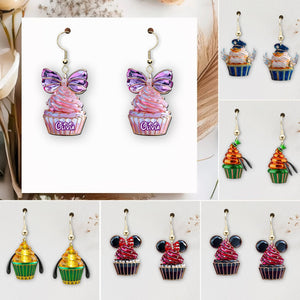 Cute Cupcakes Earrings - Personalized Gifts For Cartoon Lovers 01TGDT080725 - Earrings - GoDuckee
