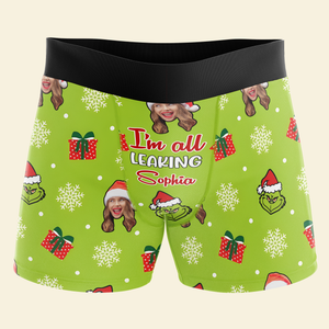 Custom Photo Gifts For Men/Women Boxer Briefs Christmas 01xqpu121024-2 - Boxer Briefs - GoDuckee