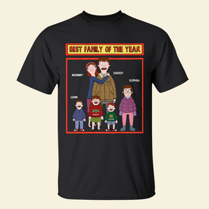 Personalized Gifts For Family Shirt 02ohpu241224hg Best Family Of The Year - Shirts - GoDuckee