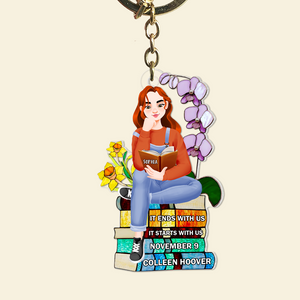 Personalized Gifts For Book Lover Keychain 01HUPU271224PA - Keychains - GoDuckee