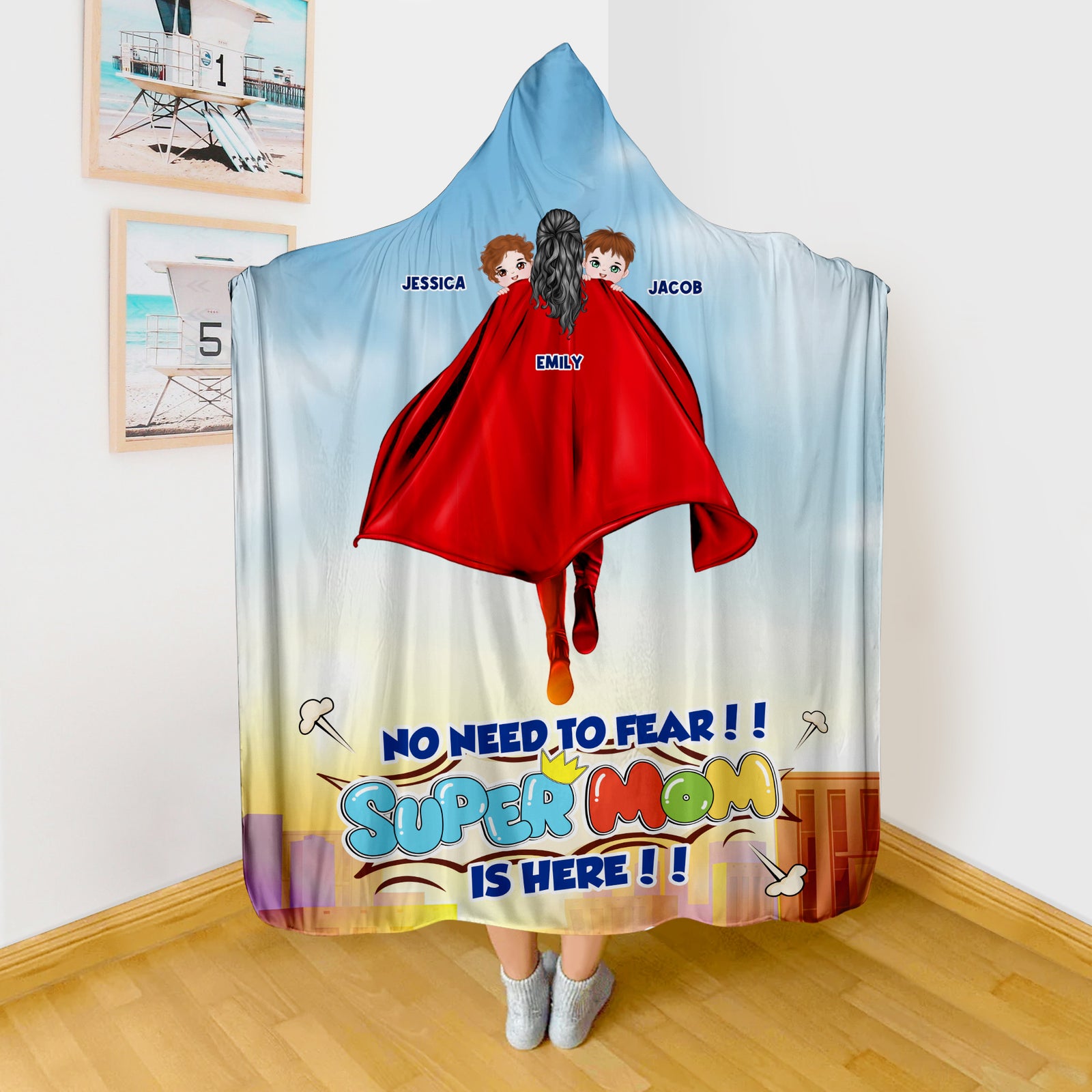 Personalized Gifts For Mom Wearable Blanket Hoodie 05qhpu230324 - Blankets - GoDuckee