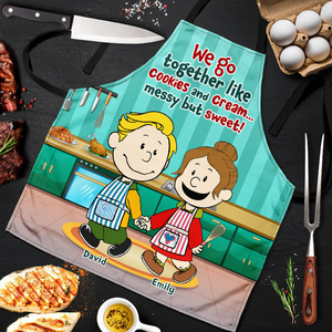Personalized Gifts For Couple Aprons 01ohpu211224 - Aprons - GoDuckee
