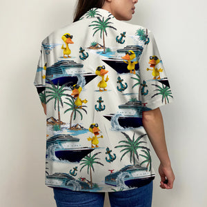 Happy Ducky Personalized Hawaiian Shirt - Upload Vehicle Image - Hawaiian Shirts - GoDuckee