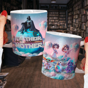 Personalized Gifts For Mom Mug, Dreamy Iridescent Galaxy 02QHLU310325 - Coffee Mug - GoDuckee