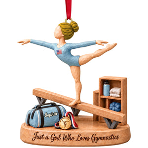 Beauty In Every Leap Christmas Ornament - Personalized Gifts For Gymnastics Lovers 05TTTN121026 - Ornament - GoDuckee