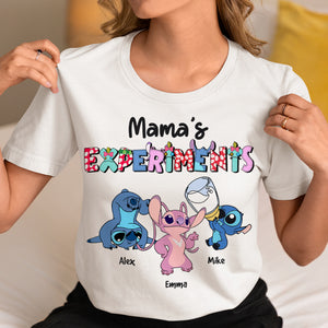 Personalized Gift For Mom Shirt Mama's Experiments 01QHHN110124 - Shirts - GoDuckee