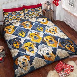 Rottweilers Dog Christmas Quilt Bed Set Gifts For Dog Lovers 01HUDT081124 - Blanket - GoDuckee