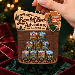 Couple National Park Travel Christmas Ornament - Personalized Gifts For Couple 02nadt250926