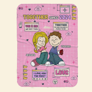 Personalized Gifts For Couple Blanket 03TODT070125HG - Blanket - GoDuckee